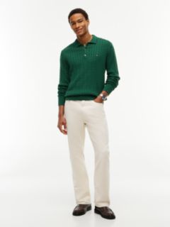 Garment-Dyed Straight Jean — Ecru 2