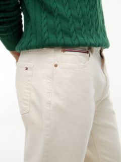 Garment-Dyed Straight Jean — Ecru 4