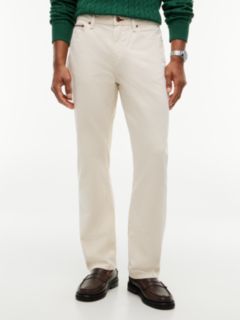 Garment-Dyed Straight Jean — Ecru 1