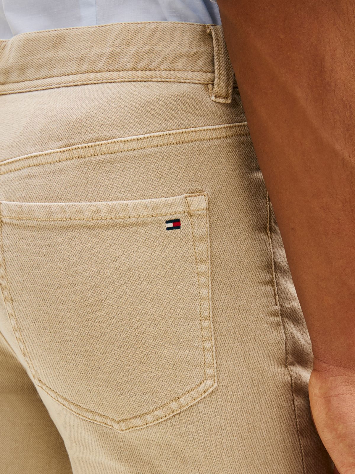 Garment-Dyed Slim Jean — Sandalwood Pigment Dye