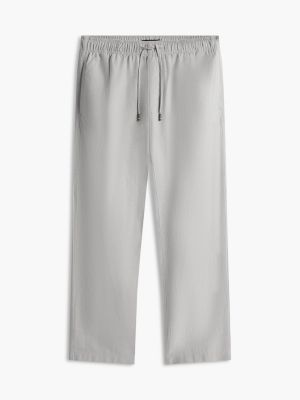 Мужские брюки Tommy Hilfiger Cotton-Linen Blend Relaxed Pant — фото 5
