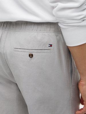 Мужские брюки Tommy Hilfiger Cotton-Linen Blend Relaxed Pant — фото 3
