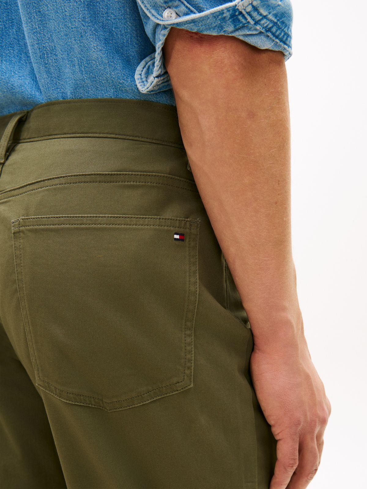 5-Pocket Straight Pant — Ghost Fern