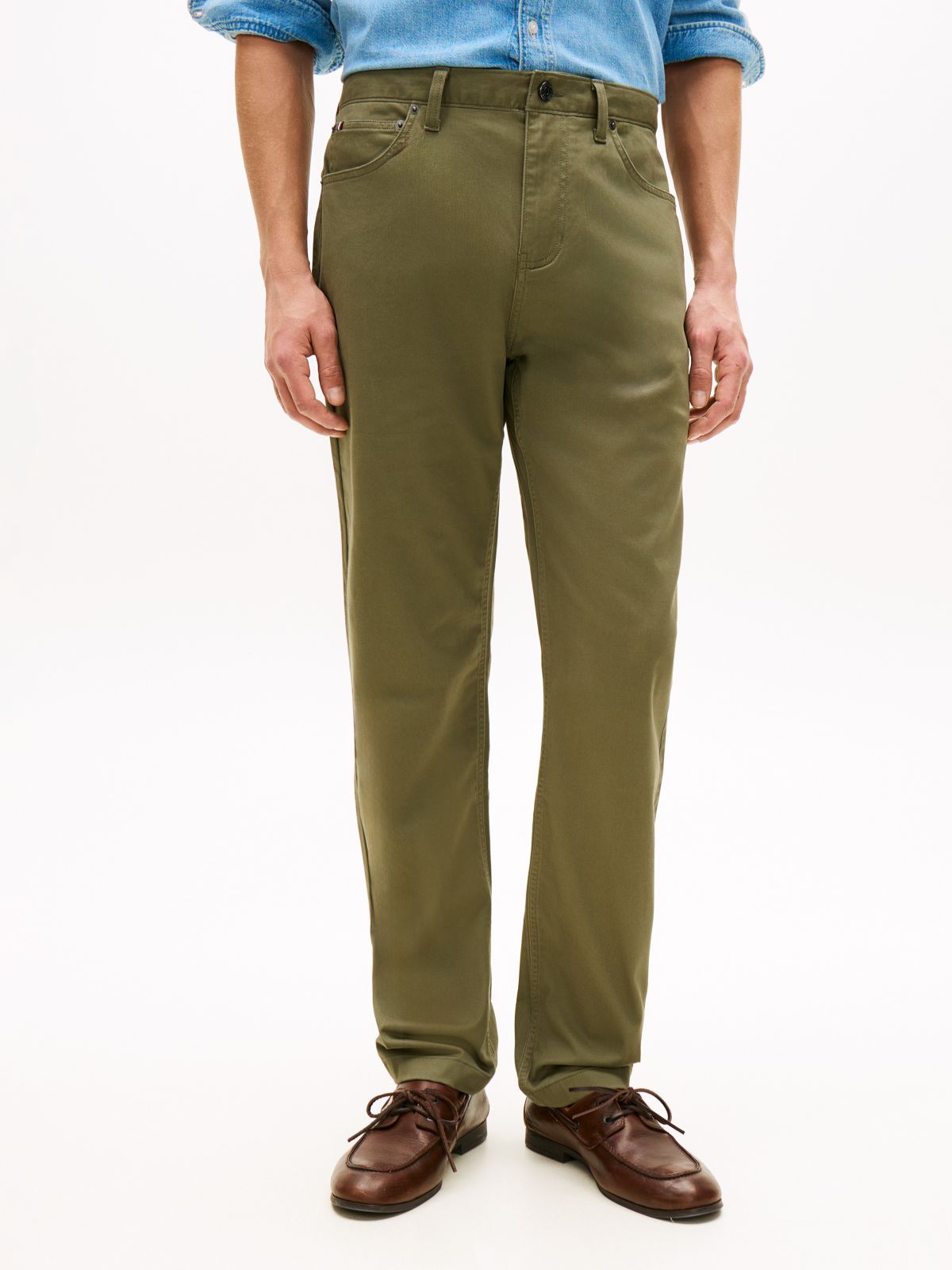 5-Pocket Straight Pant — Ghost Fern