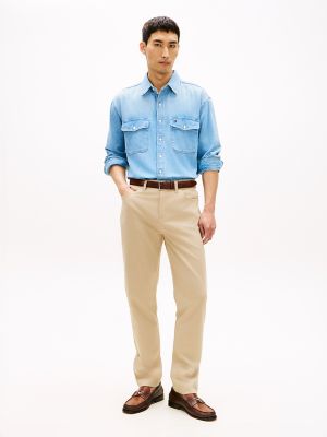 Tommy Hilfiger Men's 5-Pocket Straight Pant - Sandalwood - 34W x 30L