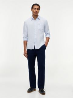 Stretch Cotton Pant — Light Navy 2