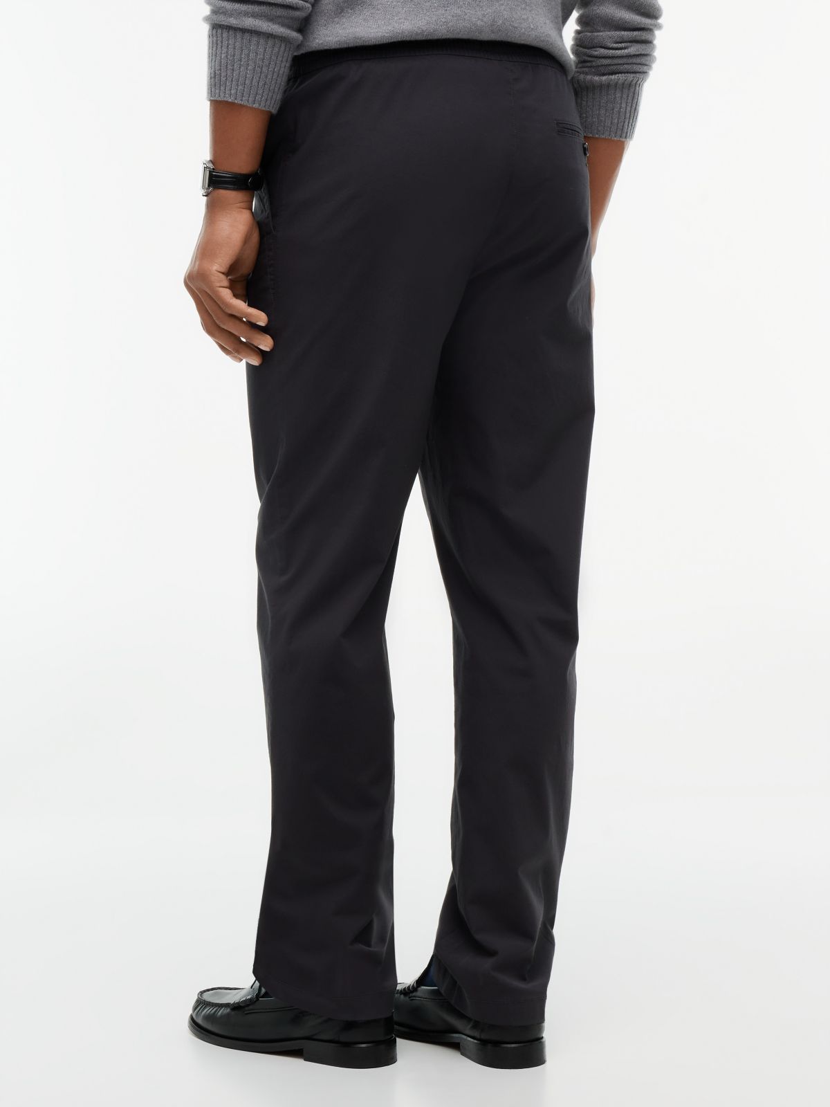 Stretch Cotton Pant — Charcoal Smoke