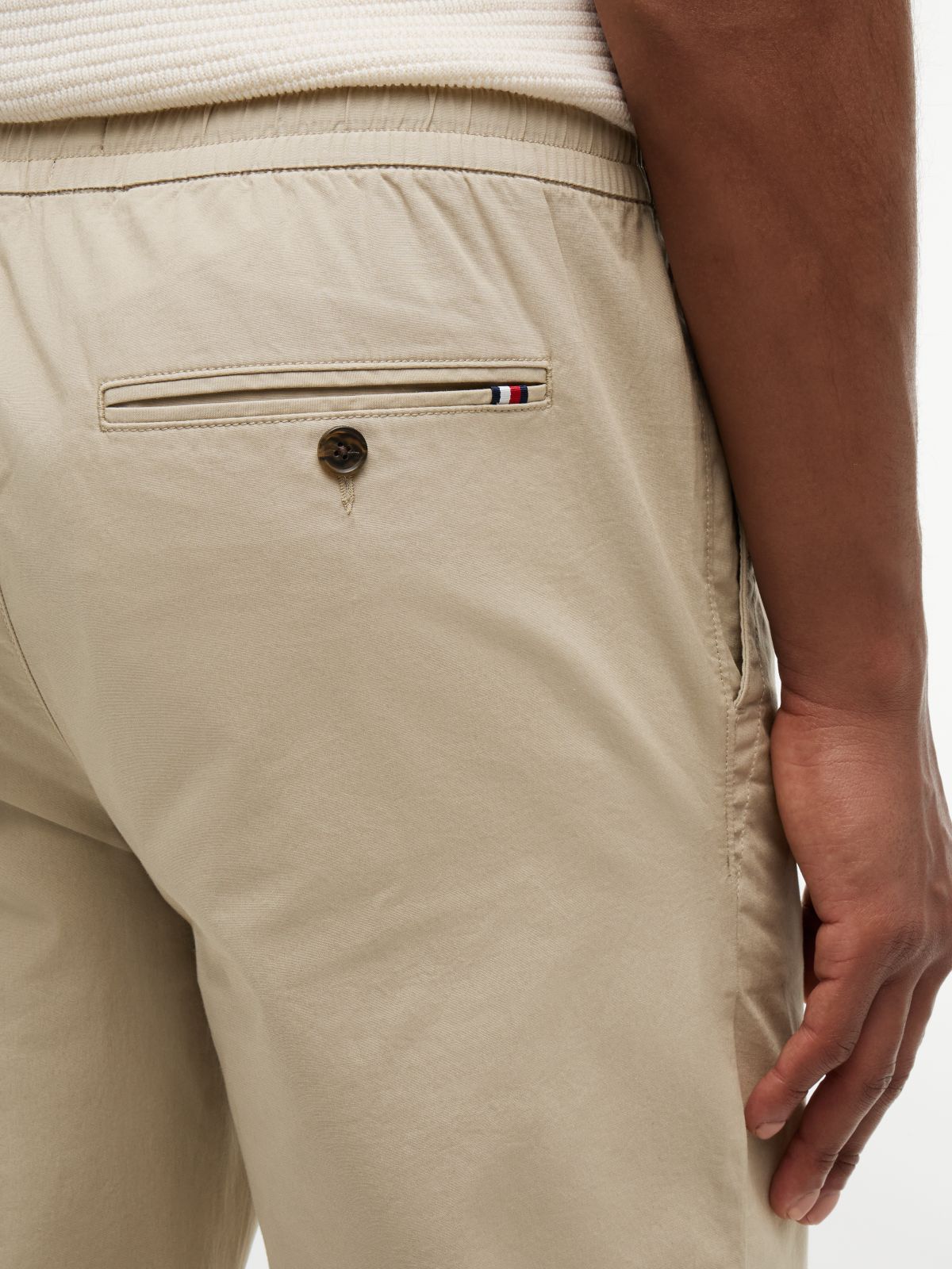 Stretch Cotton Pant — Sandalwood