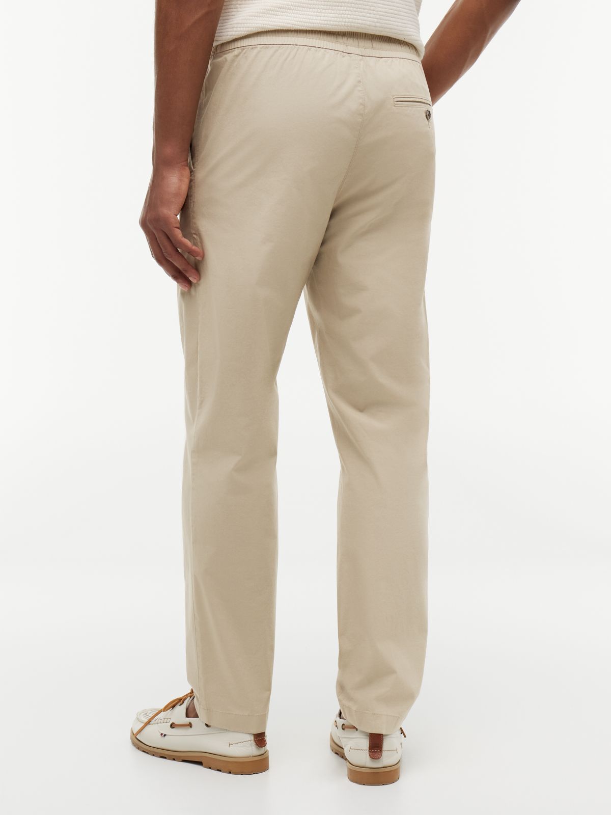 Stretch Cotton Pant — Sandalwood