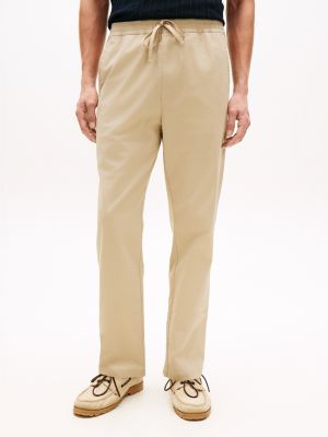 Stretch Cotton Pant, Sandalwood