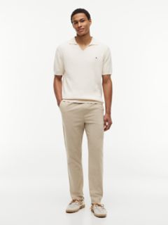 Stretch Cotton Pant — Sandalwood 1