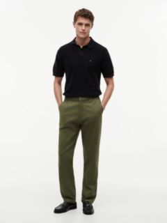 Elastic-Back Waistband Dobby Pant — Ghost Fern 2
