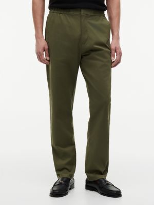 Elastic-Waist Dobby Pant, Ghost Fern
