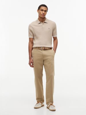 Tommy Hilfiger Men's Relaxed Flex Chino - New Vintage Khaki - 40W x 32L