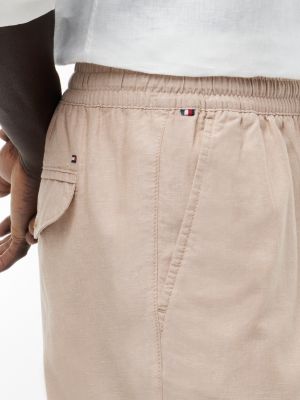 Мужские брюки Tommy Hilfiger Regular Fit 7" Cotton-Linen Blend Short — фото 3