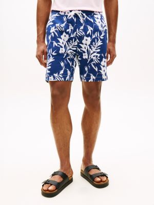 Regular Fit 7" Tropical Print Short