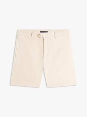 Мужские шорты Tommy Hilfiger Regular Fit 7" Cotton-Linen Blend Short, цвет: Casablanca — фото 5