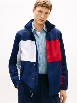 Flag Regatta Jacket, Navy/Medium Red/White