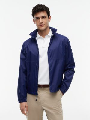 Water-Repellent Ripstop Windbreaker, Navy
