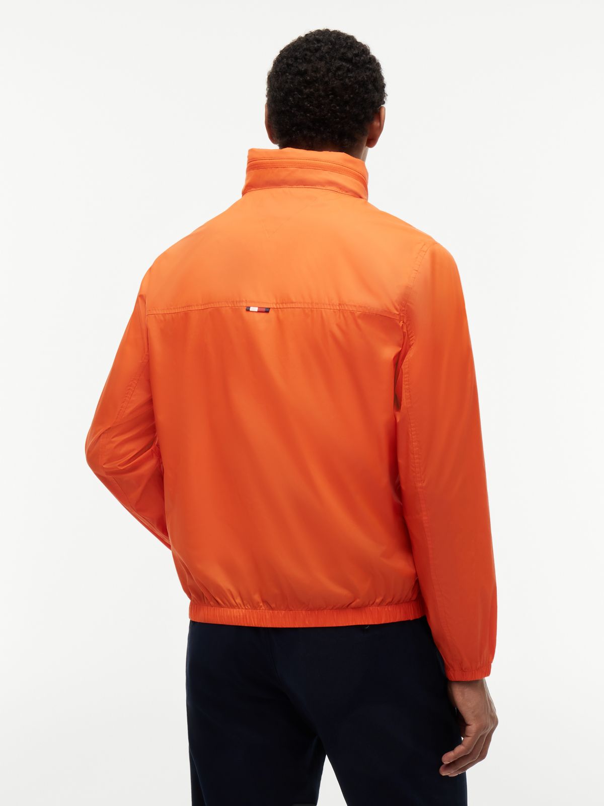 Water-Repellent Ripstop Windbreaker — Brilliant Orange