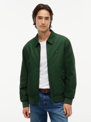 Tommy Hilfiger Men's Lightweight Ivy Jacket - National Forest - S