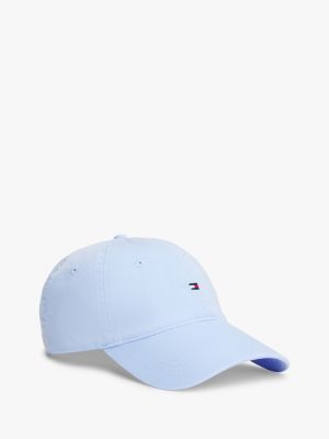 Flag Logo Baseball Cap, Light Blue