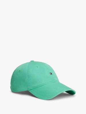 Flag Logo Baseball Cap, Light Jade Green