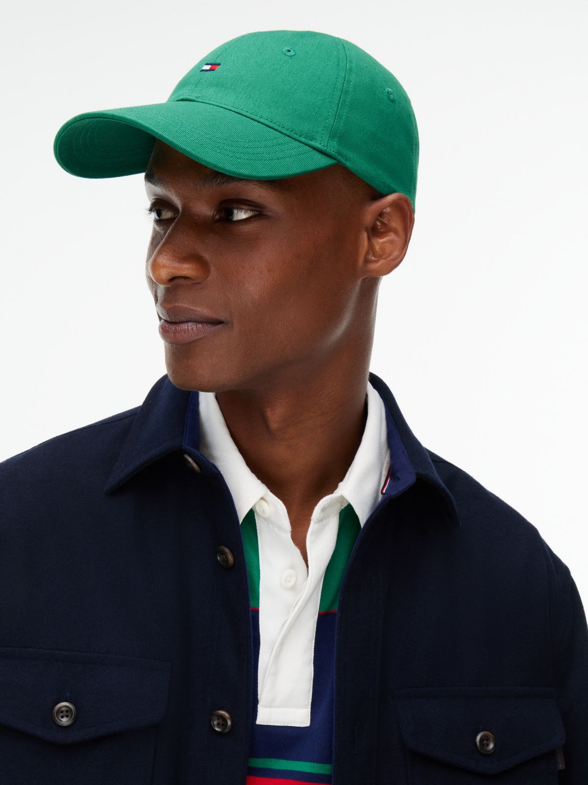 Flag Logo Baseball Cap — Nouveau Green