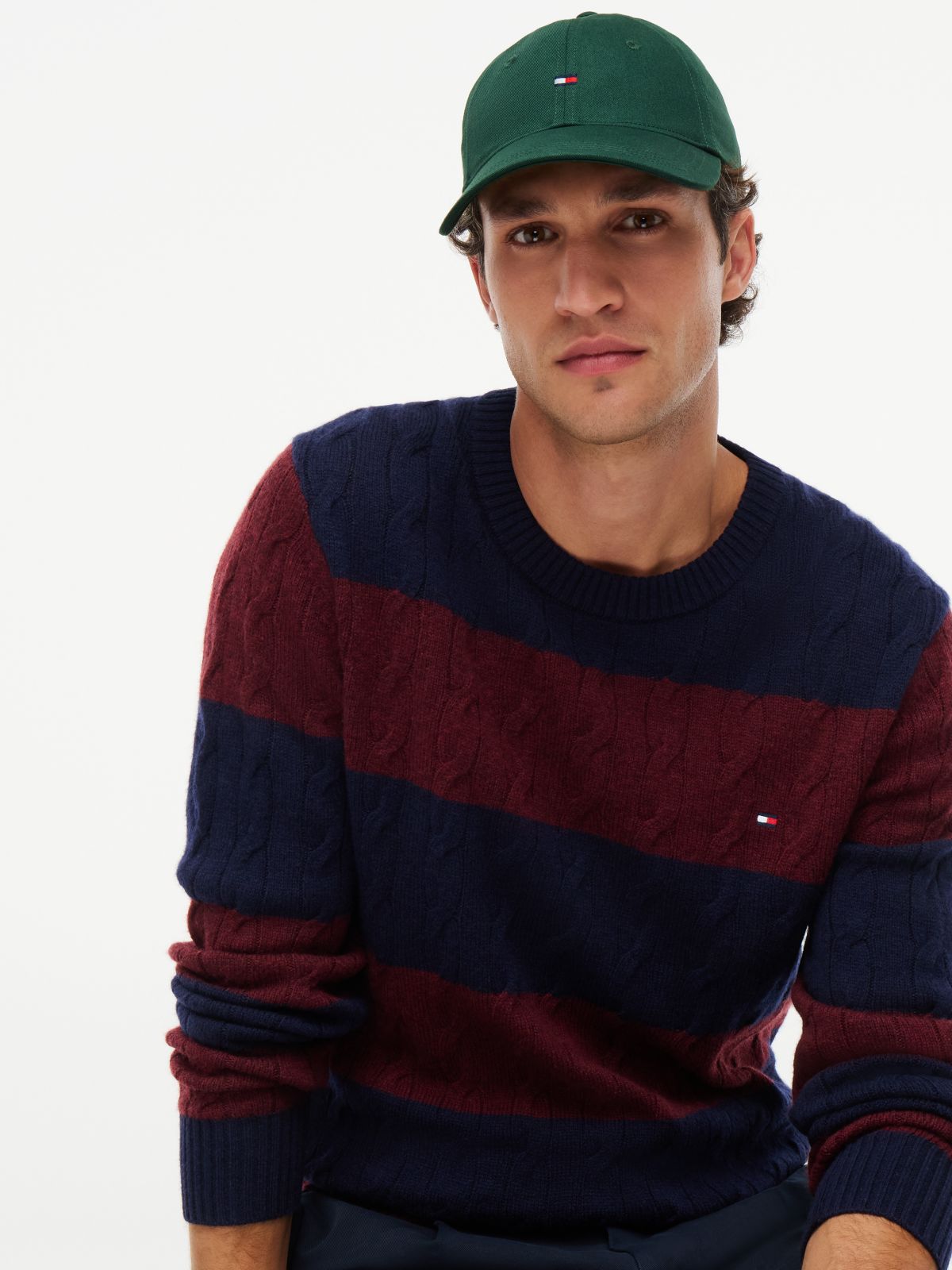 Flag Logo Baseball Cap — Ornamental Green