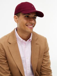 Flag Logo Baseball Cap — Burgundy 4