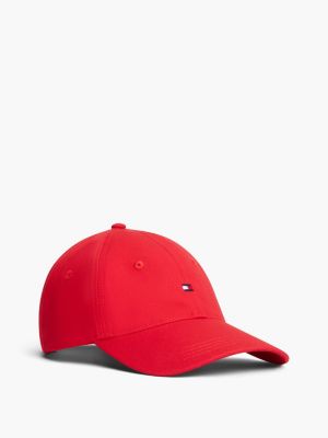 Flag Logo Baseball Cap, White