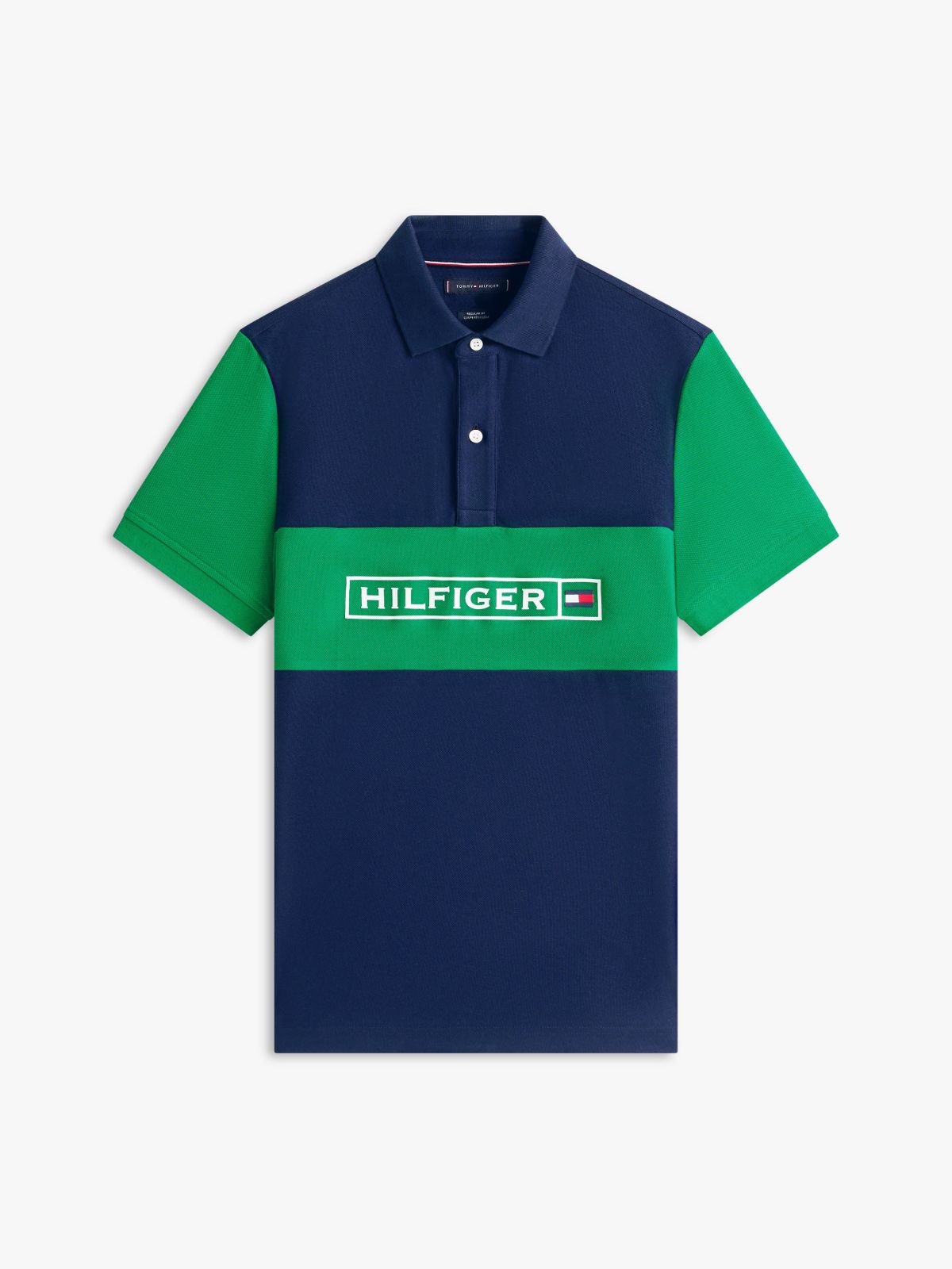 Regular Fit Wicking Pique Polo — Light Navy