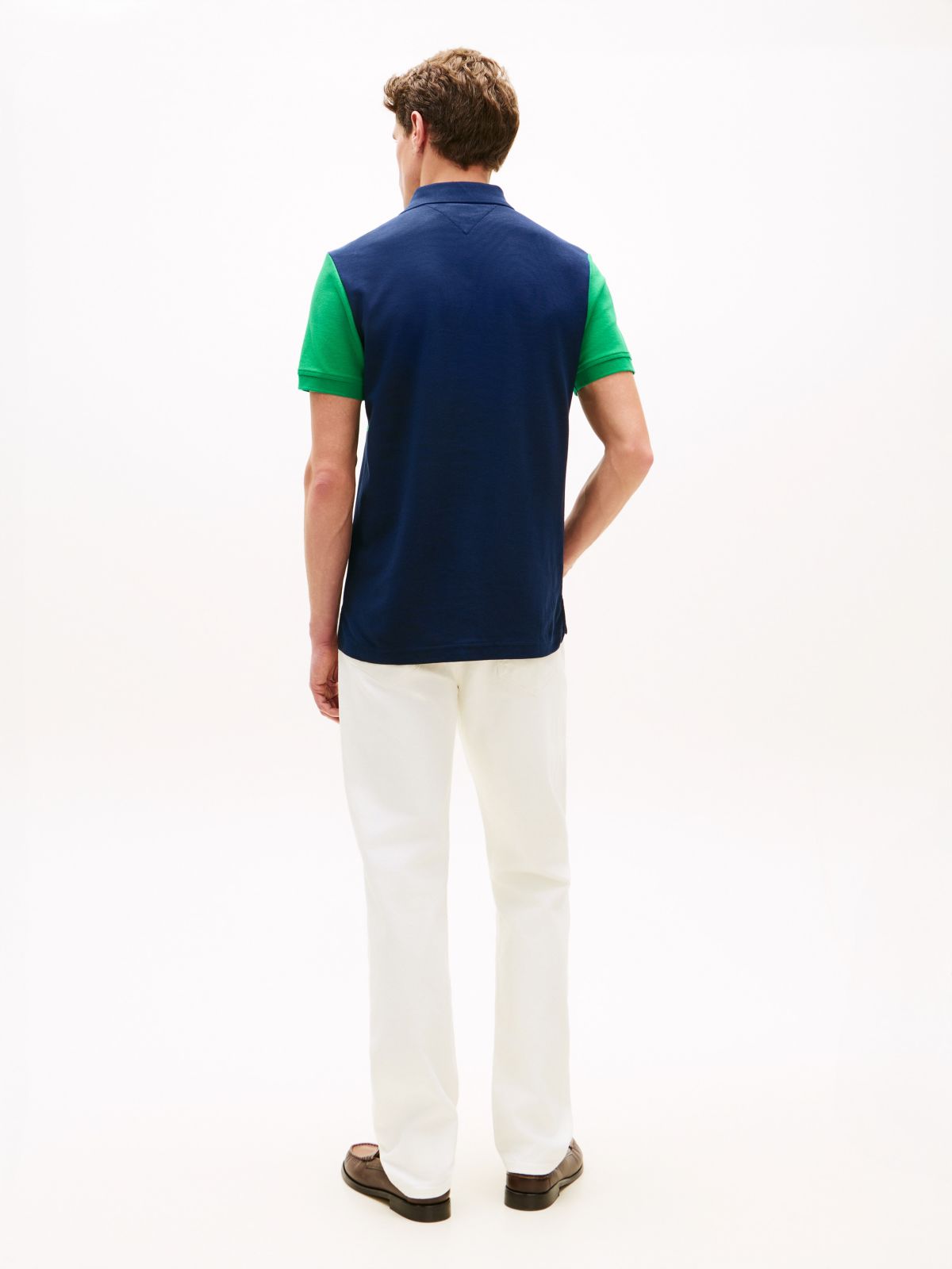 Regular Fit Wicking Pique Polo — Light Navy