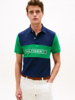 Regular Fit Wicking Pique Polo — Light Navy 1