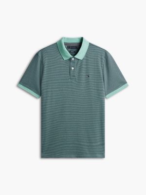 Мужские свитеры Tommy Hilfiger Regular Fit Striped Interlock Polo — фото 5