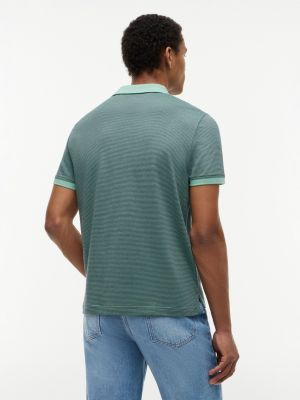 Мужские свитеры Tommy Hilfiger Regular Fit Striped Interlock Polo — фото 4