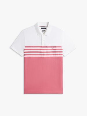 Regular Fit Colorblock Pique Polo | Tommy Hilfiger USA
