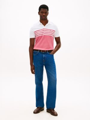 Regular Fit Colorblock Pique Polo | Tommy Hilfiger USA