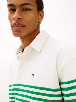 Мужские топы Tommy Hilfiger Relaxed Fit Long-Sleeve Colorblock Polo — фото 3