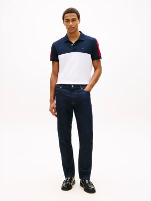 Regular Fit Colorblock Stripe Pique Polo | Tommy Hilfiger