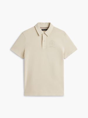 Regular Fit Garment-Dyed Crest Polo | Tommy Hilfiger