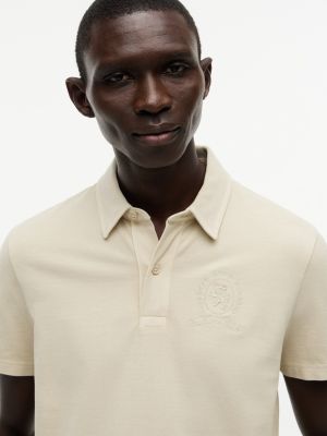 Regular Fit Garment-Dyed Crest Polo | Tommy Hilfiger