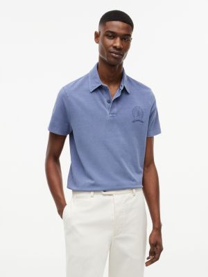 Regular Fit Garment-Dyed Crest Polo from Tommy Hilfiger - $42.25