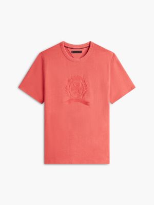 Мужские футболки Tommy Hilfiger Laurel Leaf Logo Garment-Dyed T-Shirt — фото 5