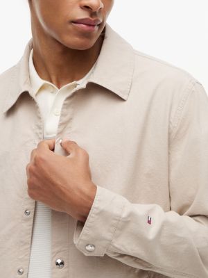 Мужские куртки Tommy Hilfiger Cotton-Linen Blend Ivy Jacket — фото 3