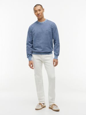 Мужские худи Tommy Hilfiger Striped Terry Crewneck Sweatshirt — фото 2
