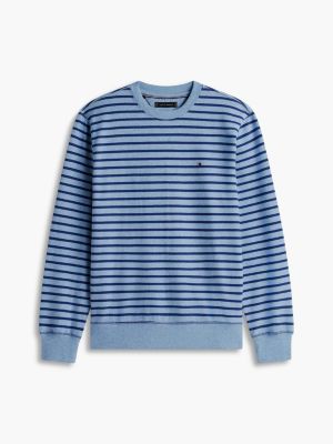 Striped Terry Crewneck Sweatshirt | Tommy Hilfiger