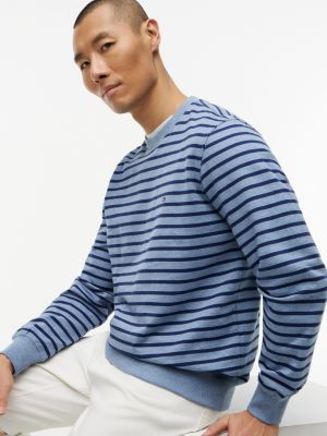 Striped Terry Crewneck Sweatshirt | Tommy Hilfiger