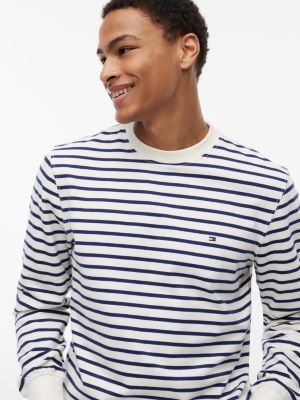 Striped Terry Crewneck Sweatshirt | Tommy Hilfiger