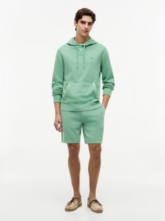 Garment-Washed Terry Hoodie — Fort Green 2